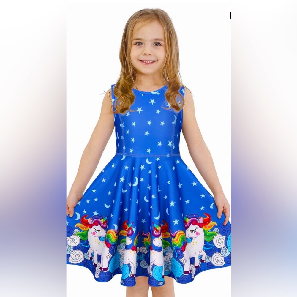 T5-6 Unicorn Summer Dress